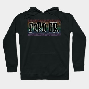 LGBTQ PATTERN AMERICA FORD Hoodie